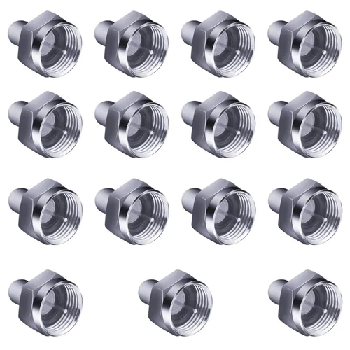 Tapa coaxial de 15 piezas tipo F 75 ohmios terminador coaxial tapas para puertos en divisor, AMP, cable coaxial, antena de TV, placas de pared,