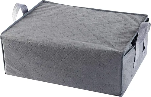 Miniatura 8 de G01 - bolsas de almacenamiento de tamaño rectangular para guardar ropa, 3 unidades, color gris Paquete gris de 6 piezas