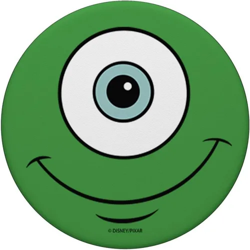 Miniatura 3 de Disney Pixar Monsters Inc. Mike Wazowski Eye Ball PopSockets PopGrip: agarre intercambiable para teléfonos y tabletas