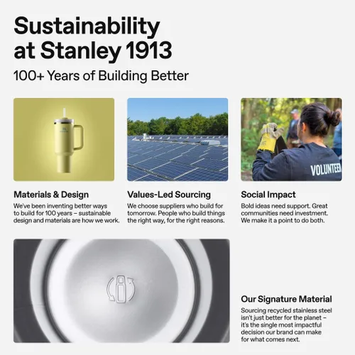 Miniatura 8 de STANLEY Quencher ProTour - Vaso con pajita abatible con tapa a prueba de fugas, 30 onzas, popote y asa integrados, portavasos compatible para Pino