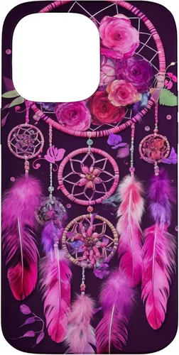Miniatura 21 de Feather and Flower Dream Catcher Designed Case for iPhone 17