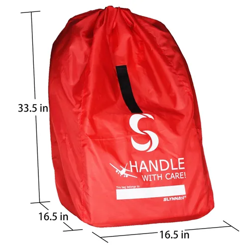 Miniatura 6 de SLYNNAR Bolsa de viaje para asiento de automóvil para avión, se adapta a asientos de automóvil convertibles, portabebés y asientos elevadores