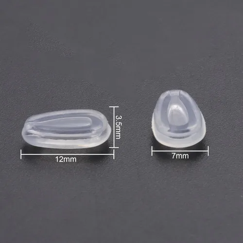 Miniatura 3 de Repuesto transparente de 2 pares de almohadillas nasales para Oakley Conquest OO4101