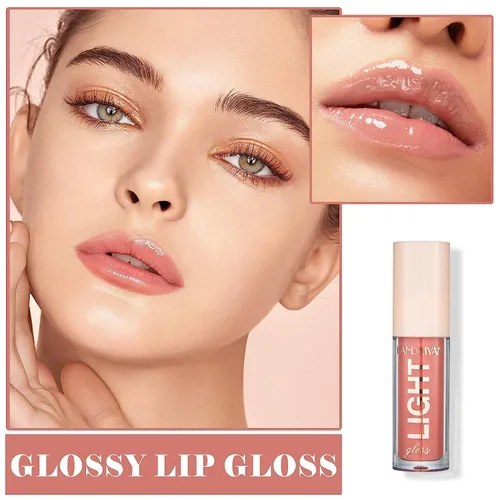 Miniatura 5 de Juego de 6 brillos de labios hidratantes suaves, hidratantes, neutros, nude, nutritivo, brillante, para mujeres y niñas