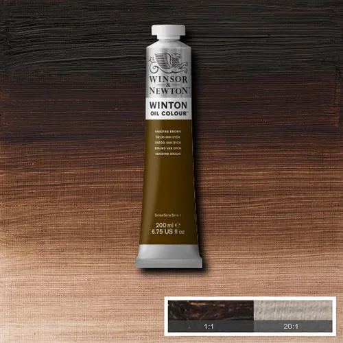 Miniatura 2 de Winsor & Newton Tubos de pintura Winton de aceite Vandyke Marrón