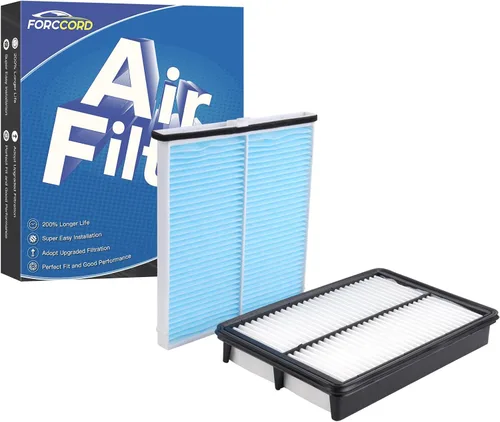 Miniatura 48 de Kit de filtro de aire de motor y de cabina Forccord Compatible con Honda Civic 1.5L 2016 2017 2018 2019 2020 2021 Filtro de cabina de carbón