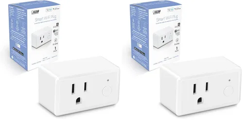 Miniatura 13 de Feit Electric WiFi compatible con Alexa y Google Home, aplicación Feit, no requiere hub, control remoto desde cualquier lugar, enchufe de toma