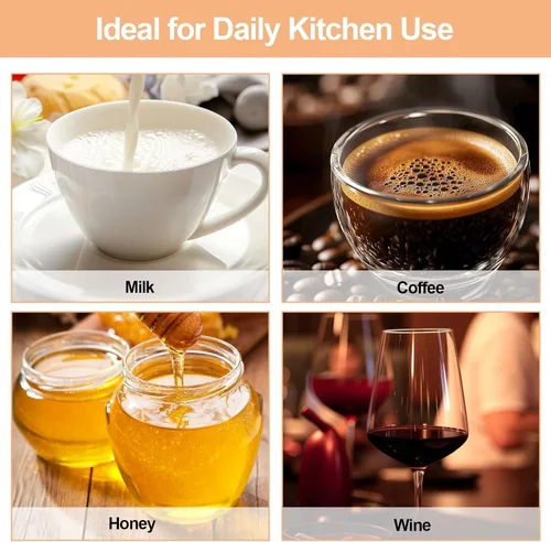 Miniatura 4 de Colador de malla de nailon ultrafino, mini colador de cocina para café, leche, yogur, jugo, mango antideslizante y agujero para colgar