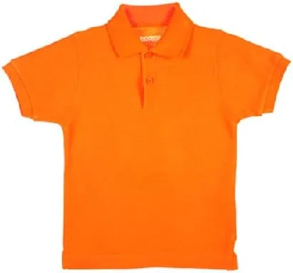 Miniatura 2 de Universal bebé Unisex SS PiquePolo, color naranja, 4T