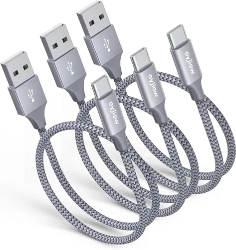 Miniatura 11 de Cable USB a USB C, cable USB A a USBC para iPhone serie 17/16/15, Samsung Galaxy S26 S25 A17 A16, Moto G Play, funda de carga de auriculares, etc.