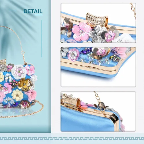 Miniatura 5 de Lanpet Bolso de hombro con correa de cadena para mujer