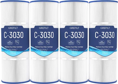 Miniatura 11 de Cartuchos de filtro de piscina C500, compatibles con Hayward C500, CX500-RE, Pleatco PA50-EC, Unicel C-7656, Filbur FC-1240, 50 pies cuadrados
