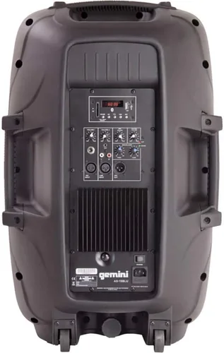 Miniatura 3 de Gemini as Series AS-15BLU-PK Paquete de altavoces portátiles Bluetooth para fiestas, altavoz PA activo de 15 pulgadas y 2000 W, soporte de altavoz
