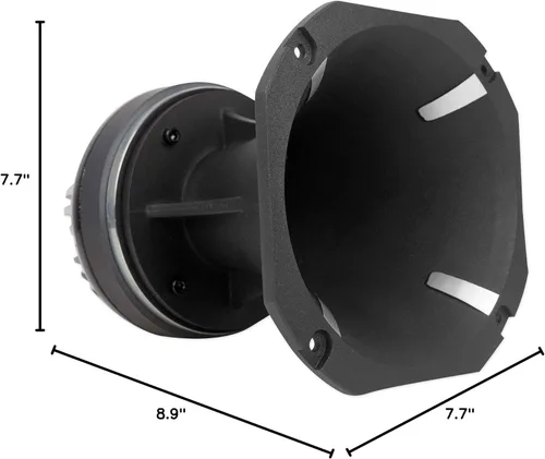 Miniatura 9 de Rockville HT120 2 "360w coche/pro aluminio cuerno titanio tweeter w/2" bobina de voz