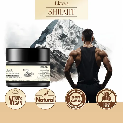 Miniatura 2 de Shilajit Orgánico, 1.06 oz de resina Shilajit, fuente del Himalaya, rica en ácido fúlvico, 100% puro y natural para apoyo inmunológico y aumento