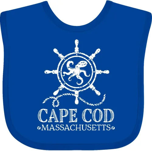 Miniatura 16 de inktastic Cape Cod Massachusetts - Babero náutico para bebé