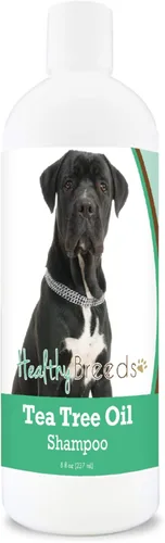 Miniatura 104 de Healthy Breeds Doberman Pinscher Champú de aceite de árbol de té, formulado para piel seca e irritada, reduce la caspa, aroma a gaulteria, 8 onzas