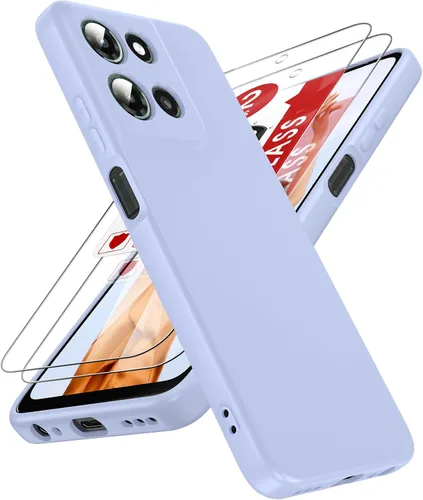 Miniatura 178 de LeYi Funda para Motorola Moto G Play 4G 2024: Funda para Moto G Play 4G 2024 con funda delgada y antiarañazos, silicona líquida a prueba de golpes