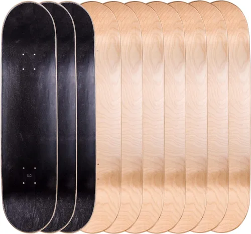 Miniatura 9 de Cal 7 Tablas de skate en blanco, juego de 10