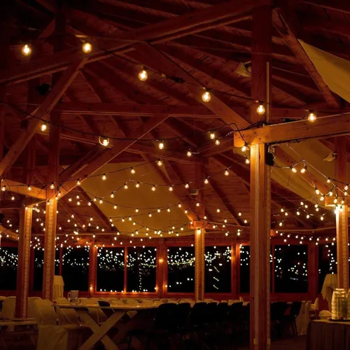 Miniatura 4 de Hometown Evolution, Inc. White Pearl - Guirnalda de luces para patio al aire libre