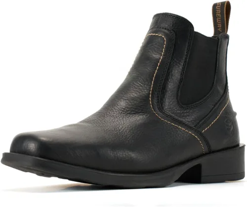 Miniatura 9 de SUREWAY - Botas vaqueras Chelsea del oeste para hombre, punta cuadrada, resistentes para todo tipo de clima, diseñadas para mayor comodidad