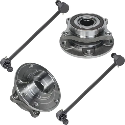 Miniatura 52 de Detroit Axle - Kit de extremo delantero RWD para Chrysler 300 Dodge Challenger Charger Upper Lower Control Arms rótulas de rodamiento de rueda Bujes