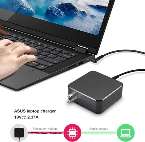 Miniatura 6 de Cargador adaptador de CA de 45 W 33 W para ASUS AD883J20 X540S X540L Q504U Q302L Q405U C300M E402MA Q200E R540N X200CA X541N ZenBook UX305 Vivobook