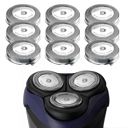 SH30 - Cuchilla de repuesto para Philips Norelco Shaver Series 3000, 2000, 1000 y S738 con hoja afilada duradera, paquete de 9 piezas