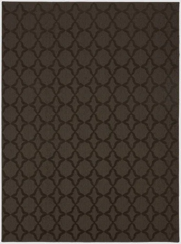 Miniatura 252 de Garland Rug Sparta - Alfombra antideslizante de polipropileno de 2 pies x 12 pies, color negro, ideal para salas de estar y pasillos, elegante