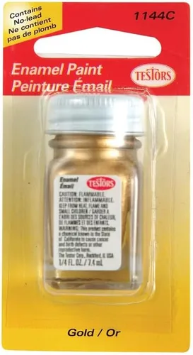 Miniatura 2 de Testors Pintura de hobby dorado brillante, 0.25 onzas