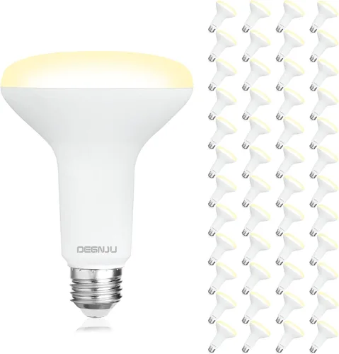 Miniatura 13 de DEGNJU Paquete de 6 bombillas LED empotradas BR30, bombillas de inundación regulables para interiores, CRI80 7 W, equivalente a 65 W, 2700 K, blanco