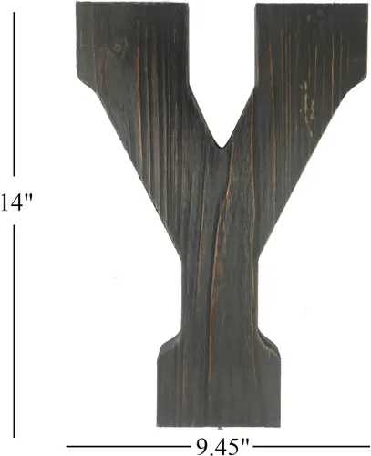 Miniatura 2 de ABELOTS Arte de pared con letras grandes para sala de estar, baño, dormitorio y decoración del hogar, letras rústicas de granja para apellidos