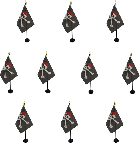 Miniatura 43 de AZ FLAG Bandera de mesa Ontario de 4 x 6 pulgadas, bandera de escritorio de Canadá - Región Canadiense de Ontario 5.9 x 3.9 in - Tapa de lanza