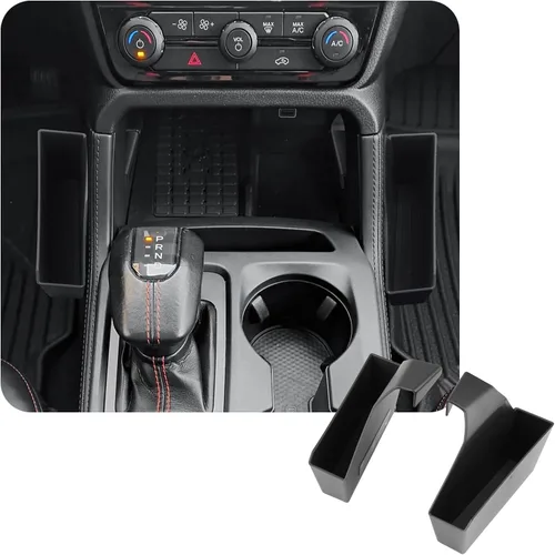 Miniatura 11 de CDEFG Organizador de consola central para Ford Ranger 2026 2026 (Raptor/Lariat/XLT/XL) Accesorios Bandeja de consola central reposabrazos caja