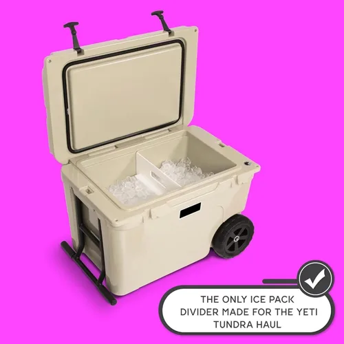 Miniatura 8 de Divisor de paquete de hielo para enfriadores YETI – Cuatro tamaños para adaptarse a YETI Tundra Haul, 35, 45, 65, Roadie 48, 60 – Accesorios YETI