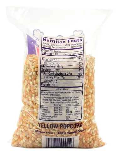 Miniatura 8 de Snappy Granos de palomitas amarillas, 2 libras, aceite de coco de color puro, 15 onzas, sal de palomitas de maíz con sabor a mantequilla, 19 onzas