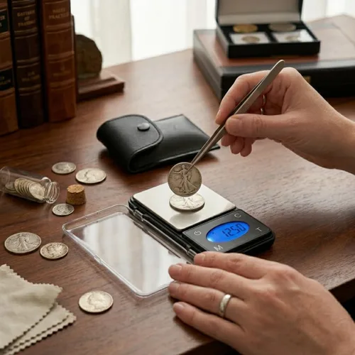 Miniatura 4 de Smart Weigh ZIP600 - Báscula digital ultradelgada de bolsillo de 21.16 oz por 0.00 oz con función de conteo, escala de gramos y escala de onzas