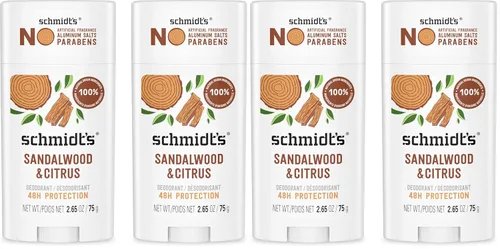 Miniatura 8 de Schmidt's - Desodorante natural unisex Bergamot & Lime, sin aluminio, sin olores por 24 h, certificado como natural, vegano y libre de crueldad