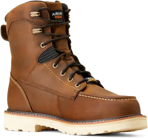 Miniatura 4 de Ariat Bota de trabajo CT marrón envejecida impermeable de 8 pulgadas para hombre