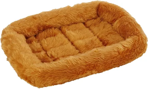 Miniatura 20 de Cama para mascotas MidWest Bolster, ideal para cajas de metal para perros, se puede lavar a máquina y secar, Gris carbón
