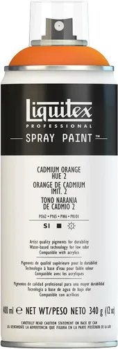 Miniatura 41 de Liquitex - Spray de pintura profesional, 12 onzas (400 ml), tono rojo cadmio profundo Tono profundo rojo cad