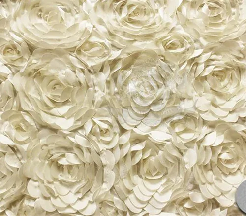Miniatura 3 de Tela floral de pétalos nupciales satinados de 52 pulgadas de ancho vendido por The Yard (verde aqua)