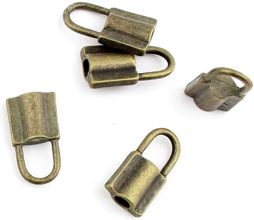 Bisutería bronce antiguo colgantes fl14763 antigua artesanía cerradura un montón reparación suministros