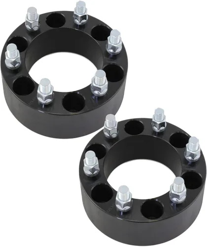 Miniatura 4 de Espaciadores de rueda de 2" 6x5.5 - Postura más amplia, mayor holgura, compatible con Infiniti, compatible con camionetas y SUVs Nissan - 2 pulgadas