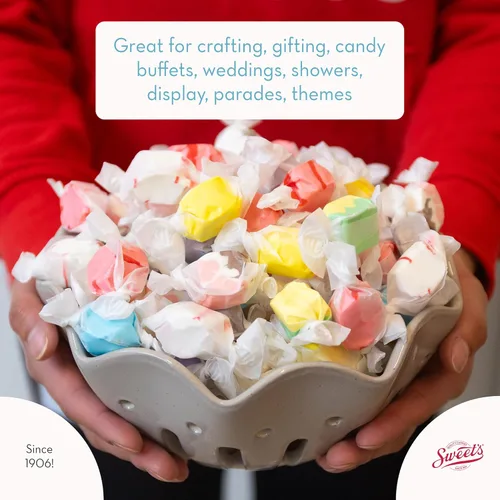 Miniatura 6 de Caramelos de agua salada Taffy en una bolsa de 3 libras, de Sweets