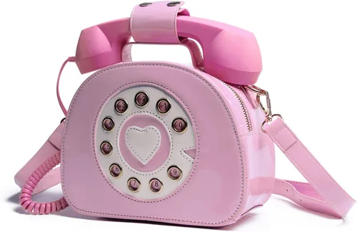Oweisong Divertido bolso de teléfono para mujer, bolso cruzado de hombro con asa superior para teléfono