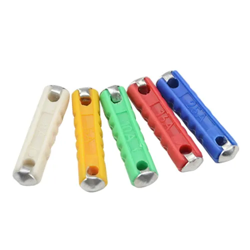 Miniatura 2 de WMYCONGCONG 200 fusibles de automóvil europeos para automóviles 5A, 8A, 10A, 16A, 25A, para autos clásicos, estilo antiguo, no de cerámica