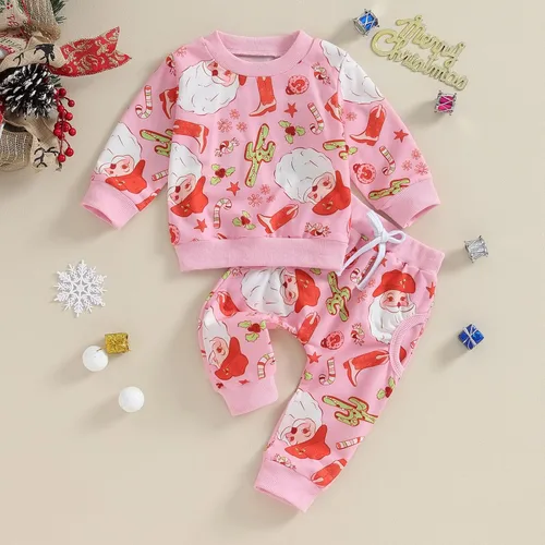 Miniatura 28 de YINGISFITM Conjunto de camisa de calabaza de Halloween para bebé, niña, niño, sudadera y pantalones para otoño e invierno