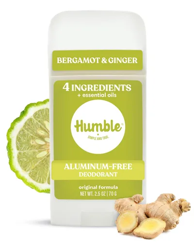 HUMBLE BRANDS - Desodorante sin aluminio de fórmula original. Control de olores de larga duración con bicarbonato de sodio y aceites esenciales,