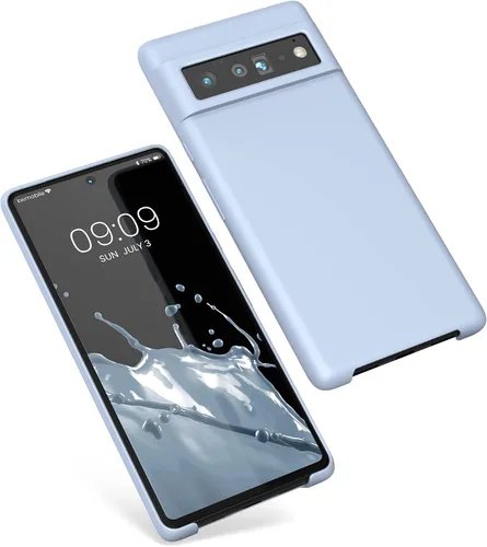 Miniatura 389 de kwmobile Funda Compatible con Google Pixel 6 Pro - Funda de teléfono de silicona TPU con acabado suave - Azul Arrecife